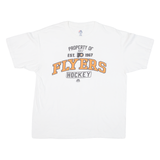 MAJESTIC Flyers Hockey Mens T-Shirt White USA XL
