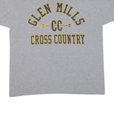 RUSSELL ATHLETIC Glen Mills Cross Country Mens T-Shirt Grey USA XL