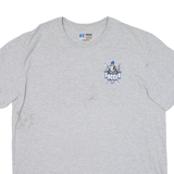 RUSSELL ATHLETIC Soccer Mens T-Shirt Grey USA XL