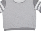 JUICY COUTURE Cropped Womens T-Shirt Grey XL