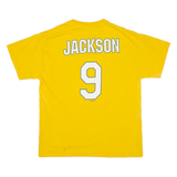 MAJESTIC Athletics Mens T-Shirt Yellow USA L