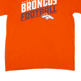 NFL Broncos Football Mens T-Shirt Orange USA L