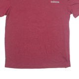 ADIDAS Mens T-Shirt Maroon M