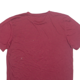 ADIDAS Mens T-Shirt Maroon M