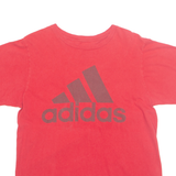 ADIDAS Mens T-Shirt Red M