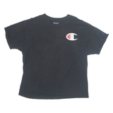 CHAMPION Womens T-Shirt Black XL