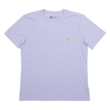 CARHARTT Womens T-Shirt Blue UK 10