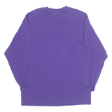 JERZEES Lady Owls Basketball Womens T-Shirt Purple Long Sleeve USA L