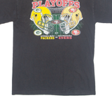 NFL Green Bay Packers VS San Francisco 49ers Mens T-Shirt Black USA S