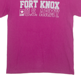 GILDAN FORT KNOX US ARMY Kentucky Womens T-Shirt Purple USA M