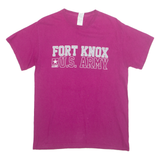 GILDAN FORT KNOX US ARMY Kentucky Womens T-Shirt Purple USA M