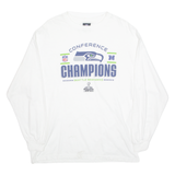 NFL Seattle Seahawks Mens T-Shirt White Long Sleeve USA XL