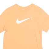 NIKE Mens T-Shirt Orange M