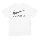 NIKE Baseball Mens T-Shirt White M