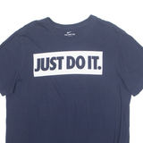 NIKE Mens T-Shirt Blue L