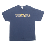 PORT&COMPANY Kent State University Dad Mens T-Shirt Blue USA L