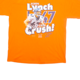 GILDAN NFL John Lynch Captin Crush Denver Broncos Mens T-Shirt Orange USA XL