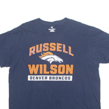 FANATICS NFL Russell Wilson Denver Broncos Mens T-Shirt Blue USA XL