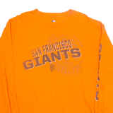 MLB San Francisco Giants Mens T-Shirt Orange Long Sleeve USA XL