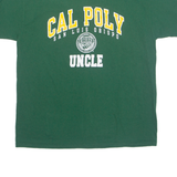 RUSSELL ATHLETIC Cal Poly San Luis Obispo UNCLE Mens T-Shirt Green USA XL