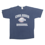 GILDAN Casa Roble Rams Baseball Mens T-Shirt Blue USA L