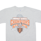 MAJESTIC MLB 2010 Champions San Francisco 49ers Mens T-Shirt Grey USA M