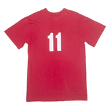MAJESTIC MLB ST.LOUIS Cardinals '11 Mens T-Shirt Red USA Button Neck M