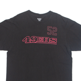 REEBOK NFL SAN FRANCISCO 49ERS '52 Willis Mens T-Shirt Black USA XL