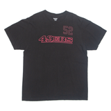 REEBOK NFL SAN FRANCISCO 49ERS '52 Willis Mens T-Shirt Black USA XL