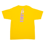 NBA Los Angeles Lakers '23 James Mens T-Shirt Yellow USA L
