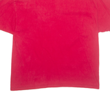 WALT DISNEY Land Disney Castle Mickey Mouse Print Mens T-Shirt Red USA XL