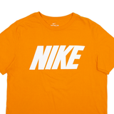 NIKE Mens T-Shirt Orange M