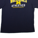 CHAMPION Michigan Mens T-Shirt Black USA 2XL