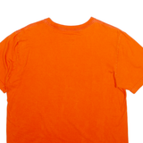 NIKE Mens T-Shirt Orange M