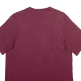 ADIDAS Mens T-Shirt Maroon M