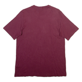 ADIDAS Mens T-Shirt Maroon M
