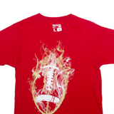 ADIDAS Mens T-Shirt Red L