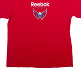 REEBOK Mens T-Shirt Red XL