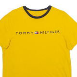 TOMMY HILFIGER Mens T-Shirt Yellow S