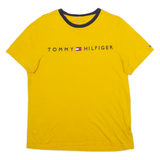 TOMMY HILFIGER Mens T-Shirt Yellow S