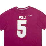NIKE Mens T-Shirt Maroon L