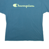 CHAMPION Mens T-Shirt Blue XL