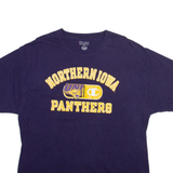 CHAMPION Northern Iowa Panthers Mens T-Shirt Blue USA XL