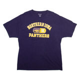CHAMPION Northern Iowa Panthers Mens T-Shirt Blue USA XL