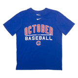 CHAMPION Mens T-Shirt Blue M