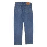 LEVI'S 505 Jeans Mens Blue Regular Straight W34 L32