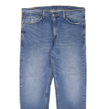 LEVI'S 505 Jeans Mens Blue Regular Straight Stone Wash W38 L30