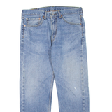 LEVI'S 505 Jeans Mens Blue Regular Straight W34 L30