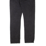 LEVI'S 501 Jeans Distressed Womens Black Regular Straight W31 L32