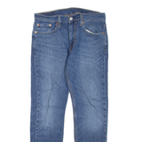 LEVI'S 502 Jeans Mens Blue Regular Tapered Stone Wash W29 L30